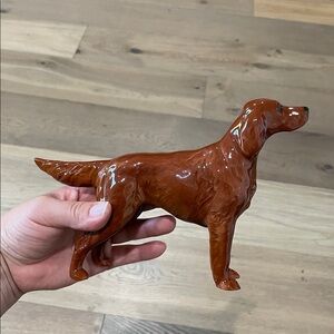 Vintage Beswick England Porcelain Irish Setter Dog figure
